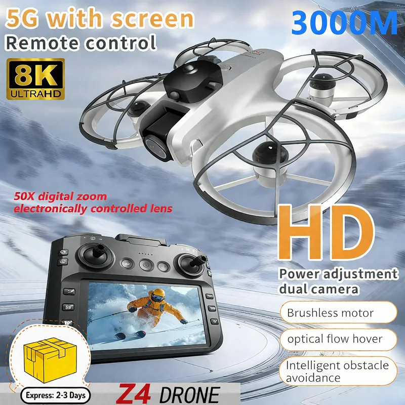 Drone Gimbal Brushless - New MINI Z4 Drone 4K Professional