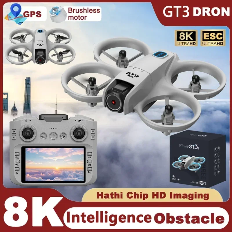 GT3 Mini NEW Drone Rc Quadcopt - Drone Gimbal Brushless ulasan dan harga