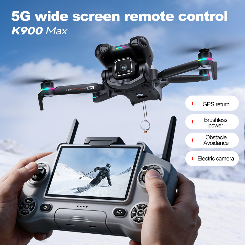 New K900 MAX GPS Drone with 4K - Drone Gimbal Brushless ulasan dan harga